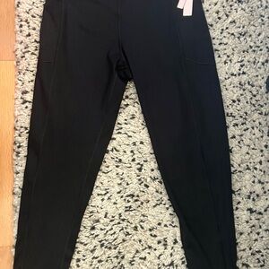 Victoria's Secret Black Studio Leggings